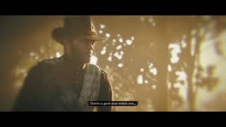 In this cinematic scene after rescuing abigail, arthur heads to camp
for the last time confront micah and what's left of gang members. red
dead redemp...