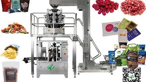 Automatic rotary packing line with 8 working station granule doypack machine working video