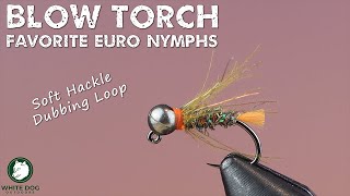 Blow Torch Soft Hackle - Dubbing Loop Method - Favorite Euro Nymphs - Fly Tying