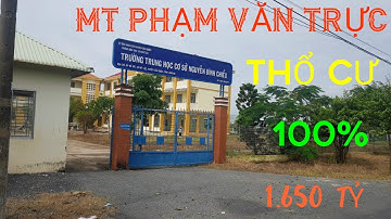 (Ms 59♥️Đã Bán) Bán Đất MT Đường Phạm Văn Trực - Cần Giuộc Long An | Bđs Long An