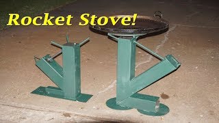 Building A Gravity Feed Rocket Stove