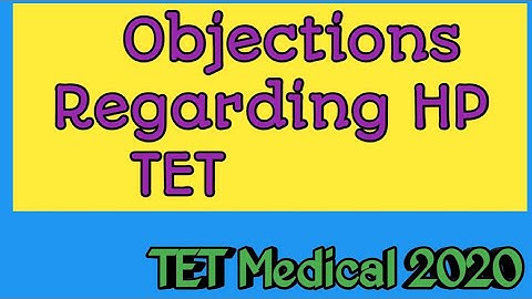Objections for official answer key of hptet medical 2020 # hpbose # 27/8/2020# objections # genius