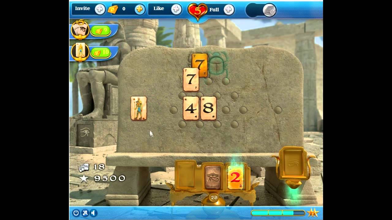 Pyramid Solitaire Saga level 9, 3 stars 😈