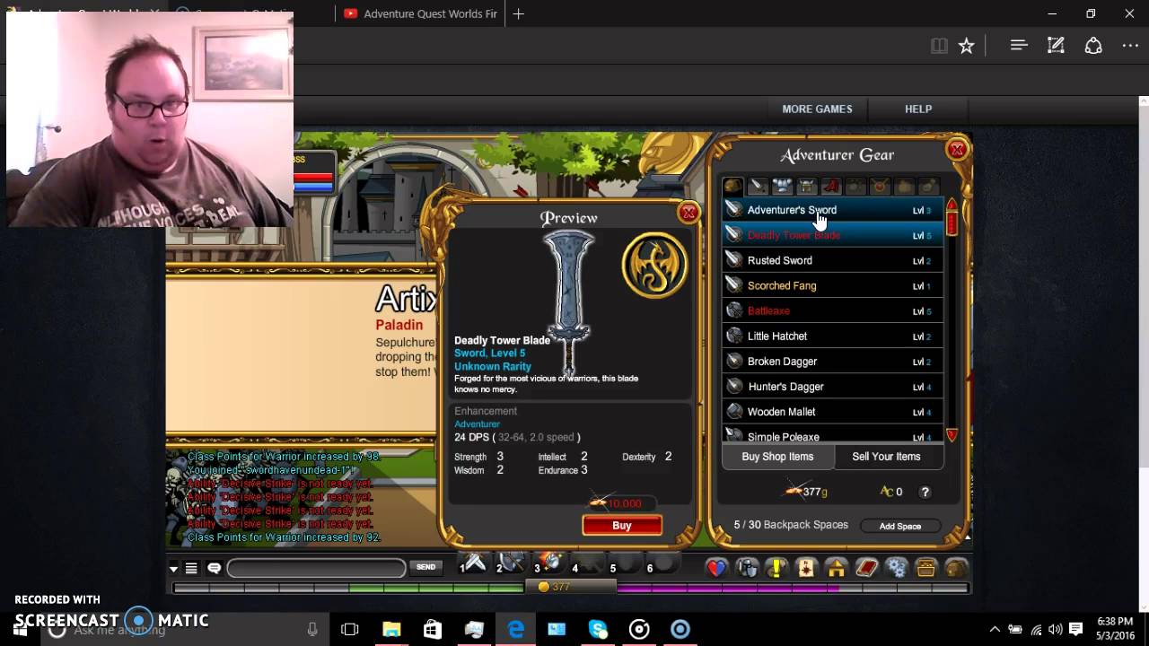 Aventure Quest Worlds First Playthrough YouTube