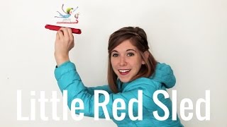 Little Red Sled by Emily Arrow & Zoey Abbott Wagner - story song for kids