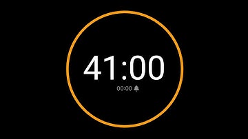 41 Minute Countdown Timer with Alarm / iPhone Timer Style