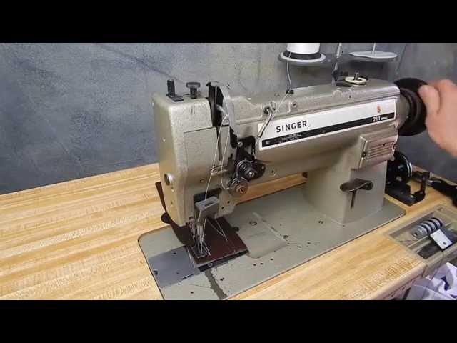 Singer 112W115 Double Needle - Needle Feed Industrial Sewing Machine 