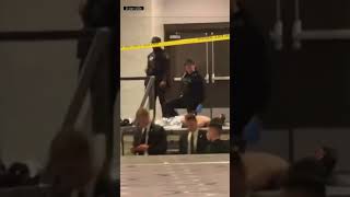Alleged WHCA dinner attacker being pinned on the floor