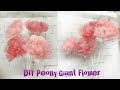 How to Make Peony Giant Flower || Organza Giant Flower || Standing Flower