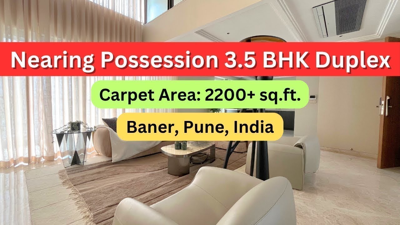 Luxury 3.5 BHK Duplex for Sale in Baner, Pune | Nearing Possession I+91 74209 23928 