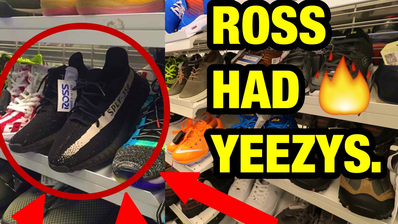 YEEZYS FOUND AT ROSS!! - YouTube