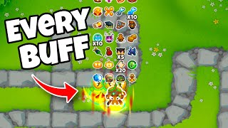 I gave a 0-0-0 Dart Monkey every buff in the game
