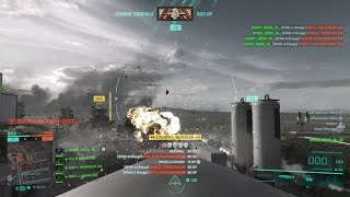 Stealth Bomber Gameplay (low altitude bombing test run) - BATTLEFIELD 2042 (rockets + JDAM bombs)