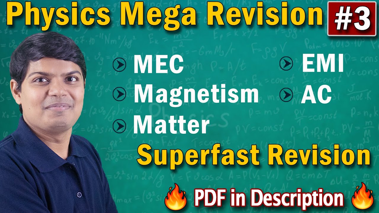 Du bliver bedre karton Lilla Magnetic Effect of Current, Magnetism, EMI & AC One-Shot Physics Revision |  JEE, NEET, Class 12 - YouTube