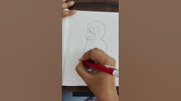 How to draw monkey from 333 #drawing #shots #pen