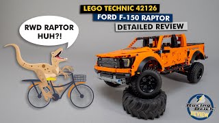 RWD Raptor? Why? LEGO Technic 42126 Ford F-150 Raptor detailed building review