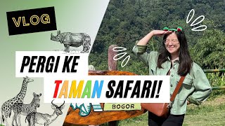 VLOG: PERGI KE TAMAN SAFARI! IH ADA YANG PIPIS SEMBARANGAN 😱 WKWKWK XD #vlog #tamansafari