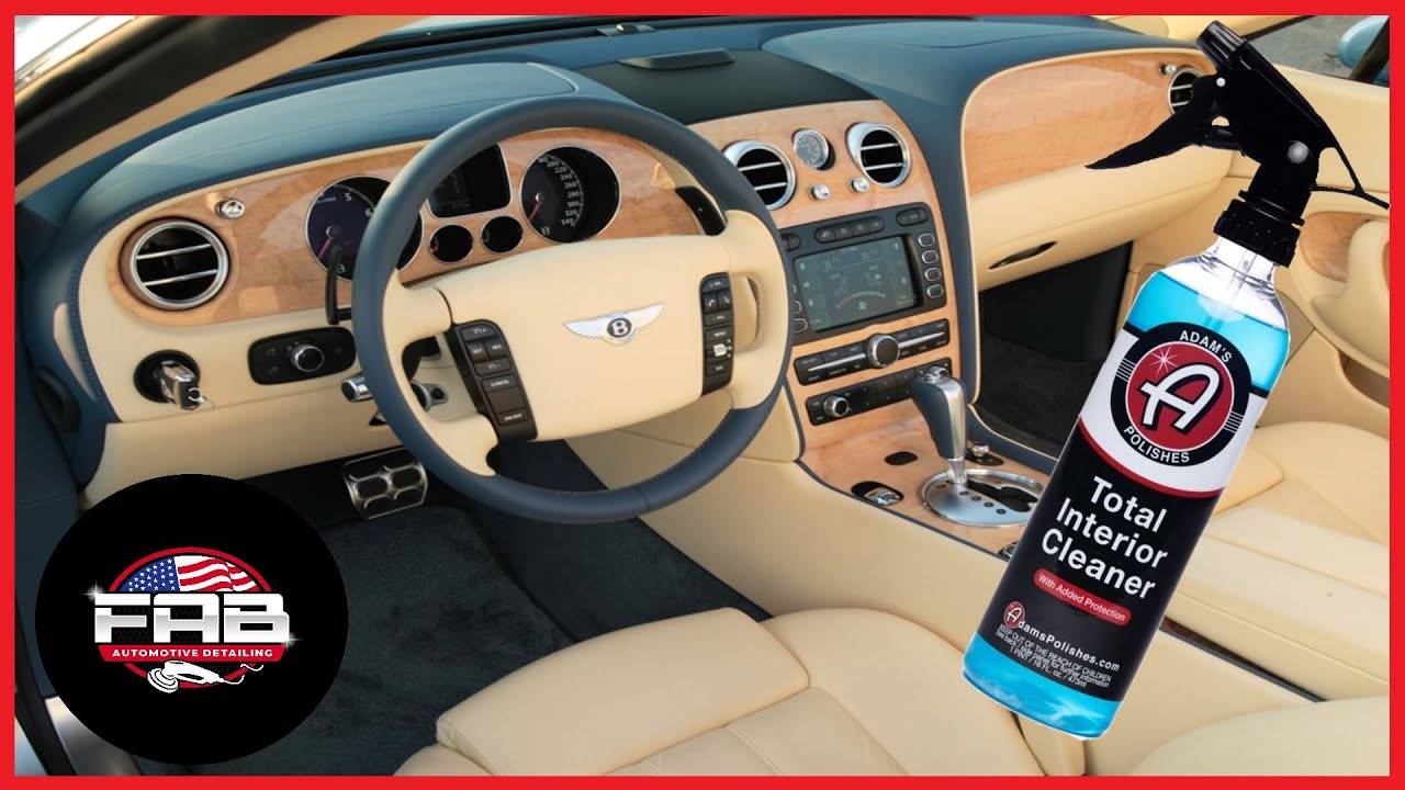 How To Keep Your Cars Interior Clean With Adams Polishes - Jay
