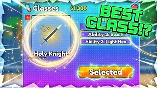 HOLY KNIGHT Class Showcase in Roblox King Tower! screenshot 3