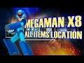 Megaman X8 - All Rare metal / Armor / Items Locations