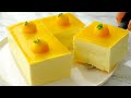 🥭🥭Mango Cheese Mousse Cake Recipe 6 inches｜芒果芝士慕斯蛋糕