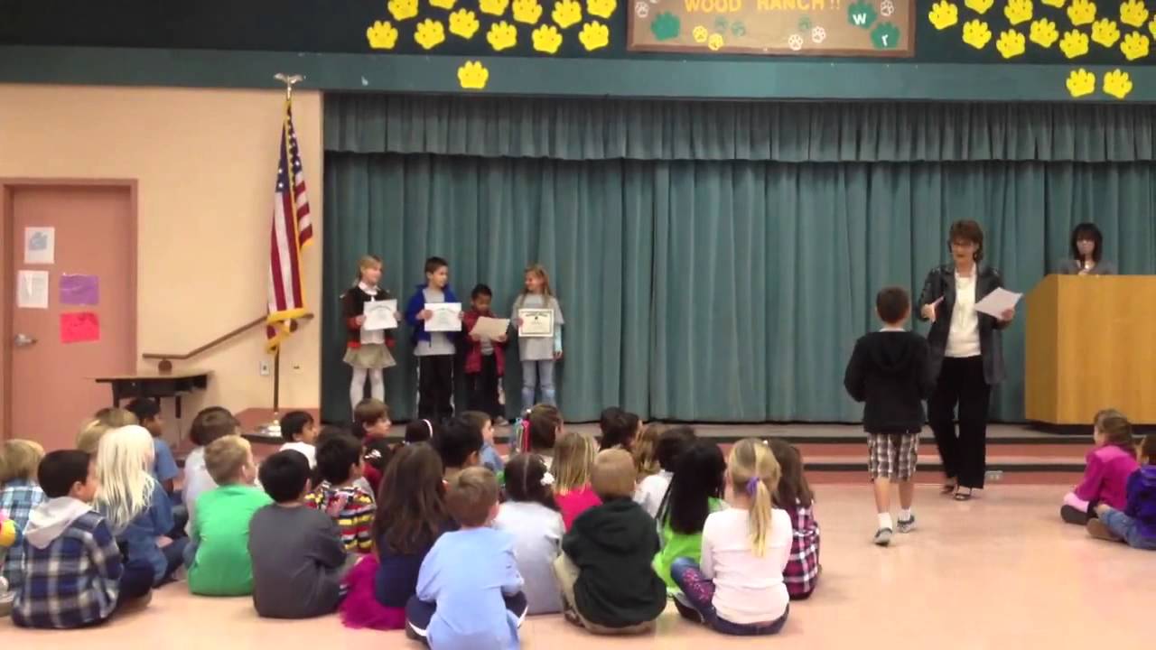Wood Ranch Elementary Awards YouTube
