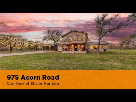 975 Acorn Road, Lockhart, TX home video tour