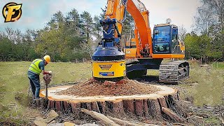 55 Incredible Excavator Techniques to Remove Tree Stumps - Heavy Machinery