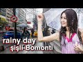 Lovely Rainy Day In Istanbul şişli walking tour2023 /4k