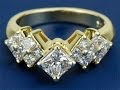 Золотое кольцо с бриллиантом 0.94  карат