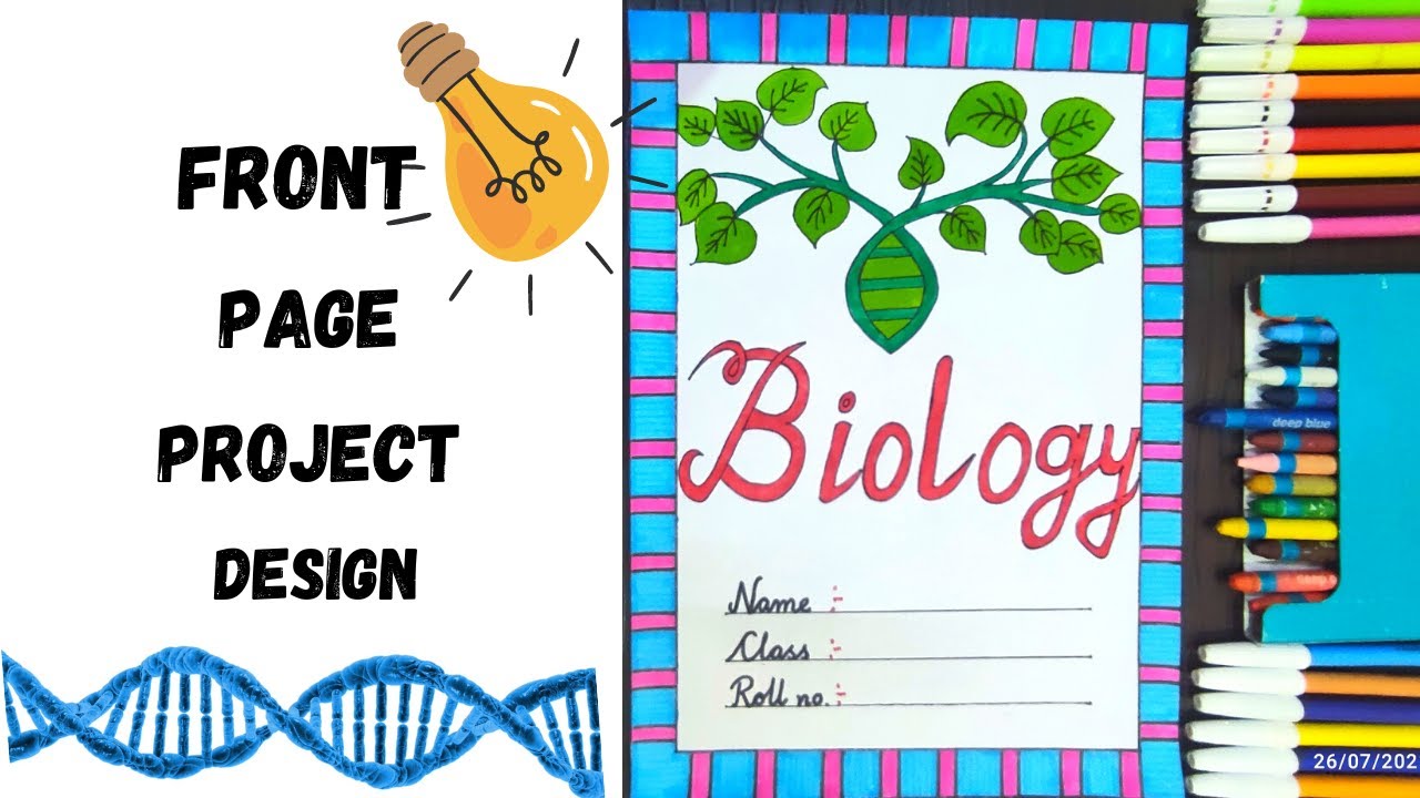 biology assignment front page design pdf