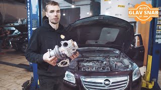 Opel Insignia - турбина сильно гонит масло и ошибка по недодуву. Ремонт турбины (таймлапс).