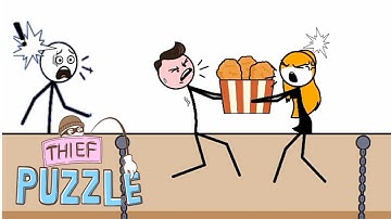 THIEF PUZZLE 😆 Funny Games | Levels 141 - 160 | All Levels Answer |Gameplay Walkthrough