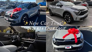 I BOUGHT A 2023 KIA SPORTAGE ! DECORATE MY NEW CAR W/ ME + CAR TOUR !!