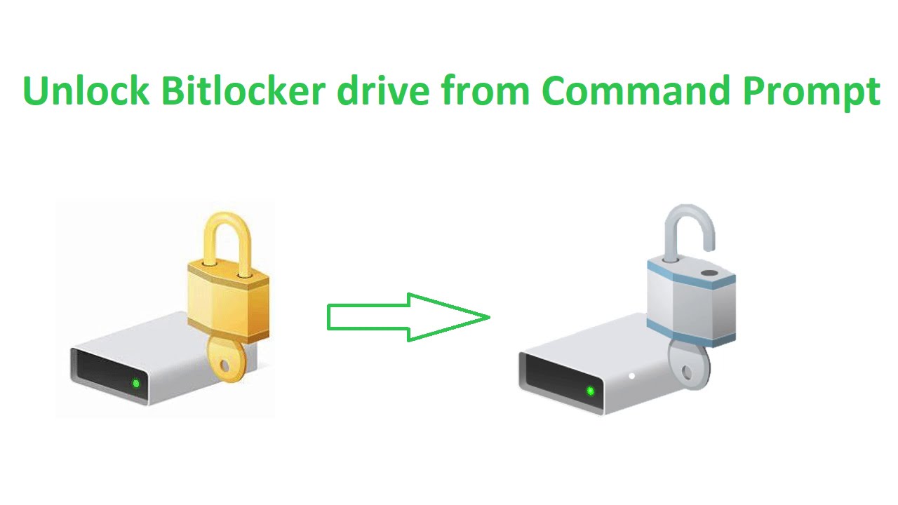  Update unlock bitlocker drive from command prompt