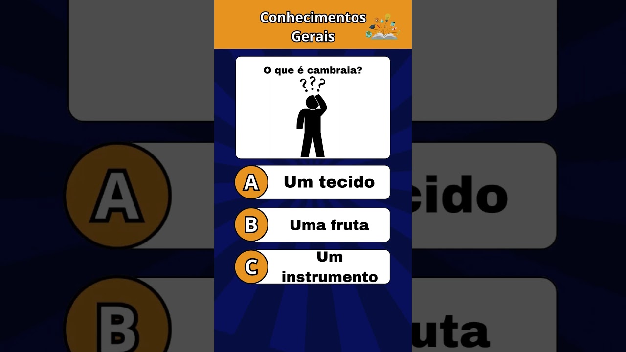 6 PERGUNTAS COM RESPOSTAS DE CONHECIMENTOS GERAIS #quiz #quizdeconheci