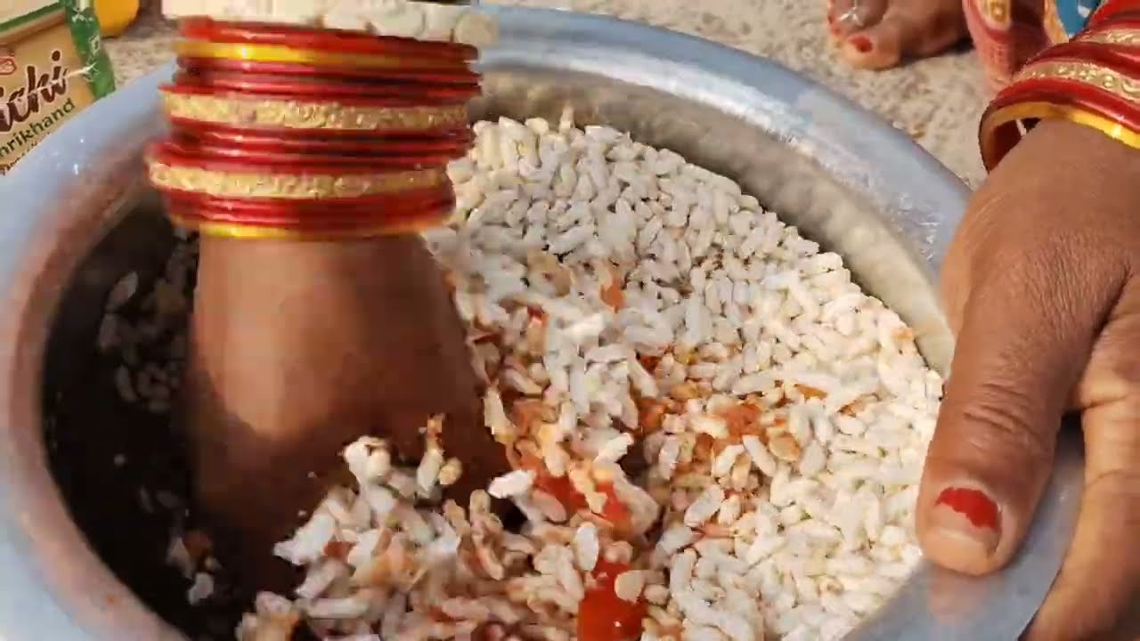 लाई बड़ी//Puffed Rice  badi//Lia Badi