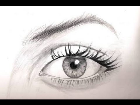Step By Step Eye Sketch For Beginners Youtube