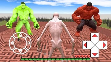 CURSED SCP-096 VS NEW HULK & NEW RULK!? in Garry