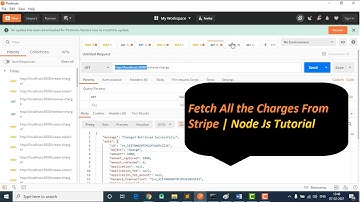 Node Js | How to Retrieve all the charges list from stripe using Node Js | Stripe Tutorial