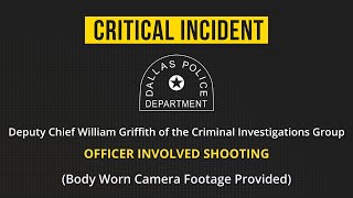 Dallas Pd Officer Involved Shooting November 24, 2025