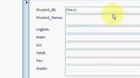 MS Access 2007 Part5   Urdu Tutorial by Irfan Wazir Ali