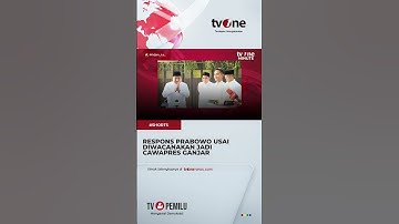 Disebut Cocok Jadi Cawapres Ganjar, Prabowo Partai Saya Agak Kuat Sekarang #shorts #tvone #prabowo