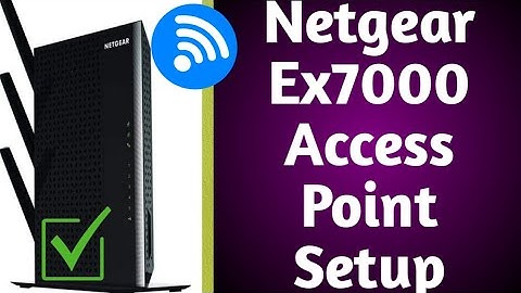 How to Setup Netgear Ex7000 AC1900 As Access Point ? Netgear Extender Setup In AP Mode