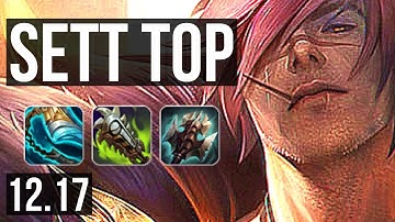 SETT vs SWAIN (TOP) | 6 solo kills, 500+ games, 1.0M mastery | EUW Master | 12.17
