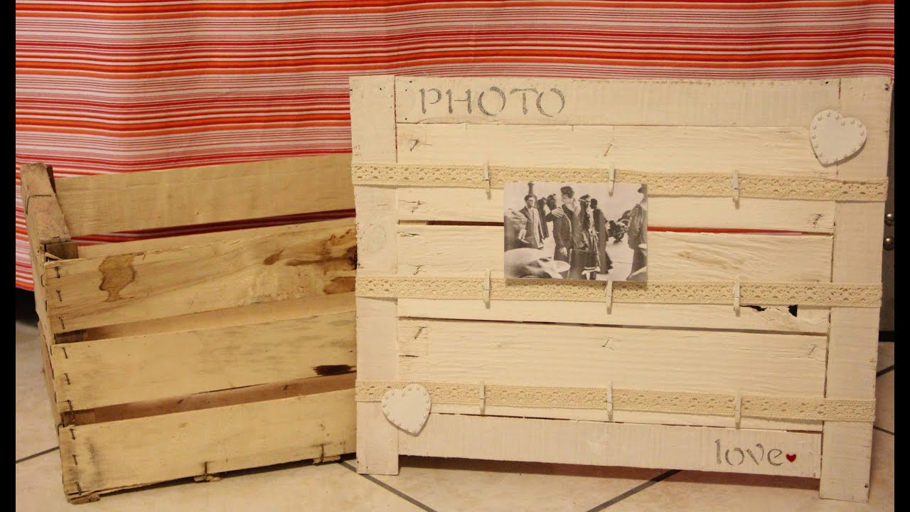 Bacheca portafoto fai da te riciclo creativo youtube Libreria fatta con cassette