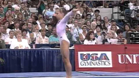 Jennie Thompson - Floor Exercise - 1994 U.S. Gymna...
