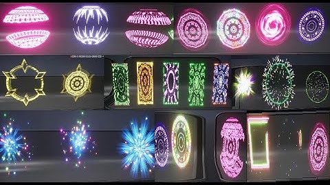Unreal Engine Niagara VFX_Magical Array_Portal Magical Circle Spark effect