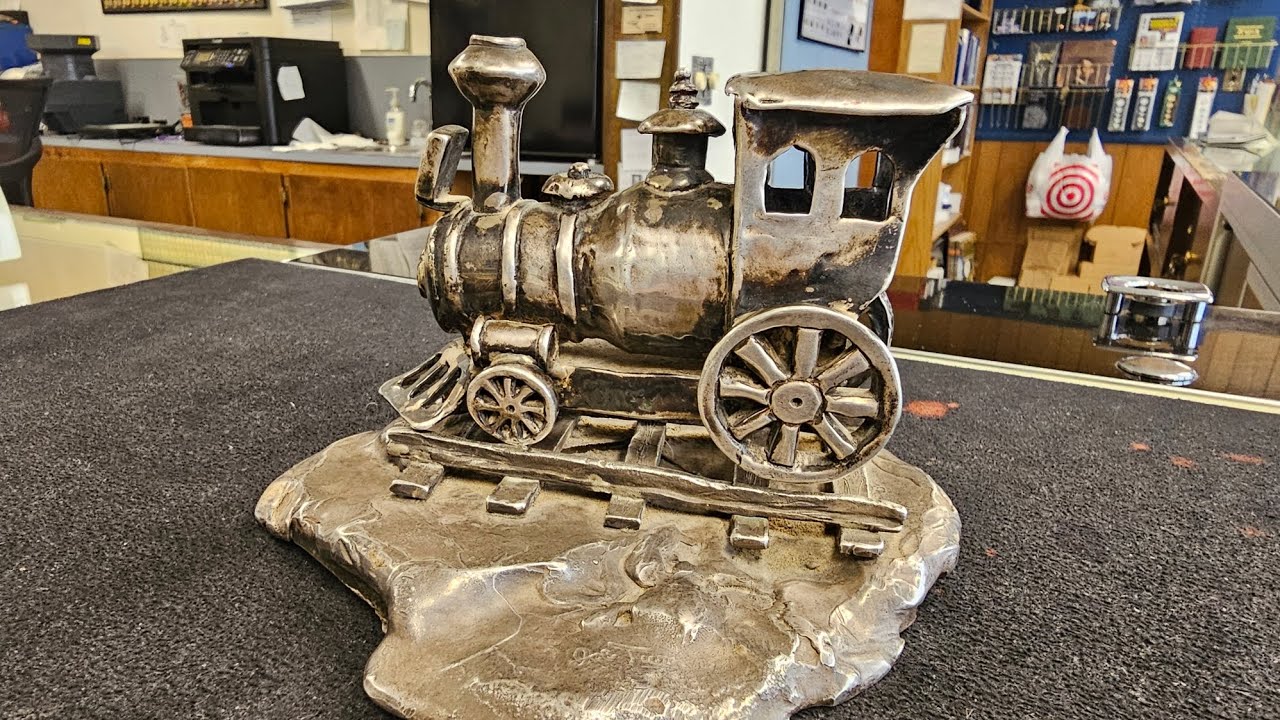 Sunshine Mining Train Art 