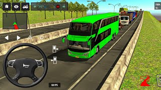 😱 EURO COACH BUS IN CRAZY TRAFFIC! 🚌 | INSANE ACCIDENT & NEW UPDATE | BUS SIMULATOR INDONESIA#bussid screenshot 1